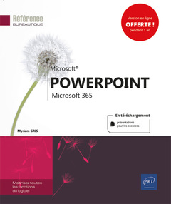 Couverture de l’ouvrage PowerPoint Microsoft 365