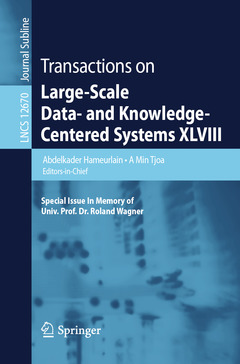 Couverture de l’ouvrage Transactions on Large-Scale Data- and Knowledge-Centered Systems XLVIII