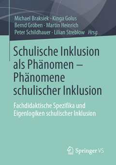 Couverture de l’ouvrage Schulische Inklusion als Phänomen – Phänomene schulischer Inklusion