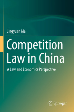 Couverture de l’ouvrage Competition Law in China