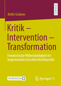 Couverture de l’ouvrage Kritik – Intervention – Transformation