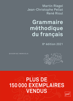 Couverture de l’ouvrage Grammaire méthodique du français