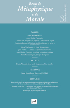 Cover of the book Revue de métaphysique et de morale 2021-3
