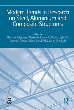 Couverture de l’ouvrage Modern Trends in Research on Steel, Aluminium and Composite Structures