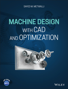Couverture de l’ouvrage Machine Design with CAD and Optimization