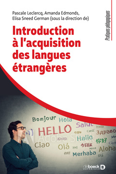 Cover of the book Introduction à l'acquisition des langues étrangères