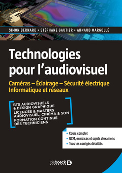 Couverture de l’ouvrage Technologies pour l'audiovisuel