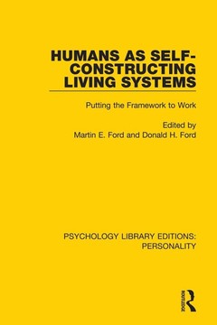 Cover of the book Humans as Self-Constructing Living Systems