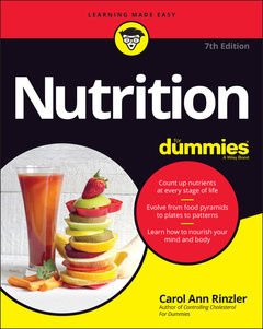 Couverture de l’ouvrage Nutrition For Dummies