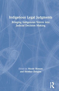 Couverture de l’ouvrage Indigenous Legal Judgments