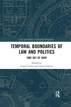 Couverture de l’ouvrage Temporal Boundaries of Law and Politics