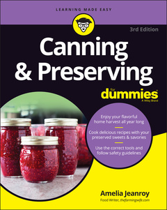 Couverture de l’ouvrage Canning & Preserving For Dummies