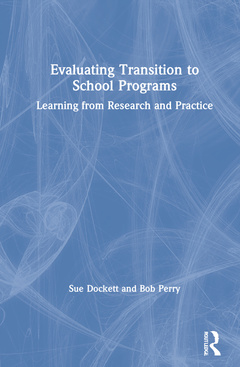 Couverture de l’ouvrage Evaluating Transition to School Programs