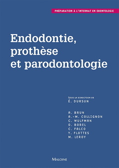 Couverture de l’ouvrage Endodontie, prothese et parodontologie