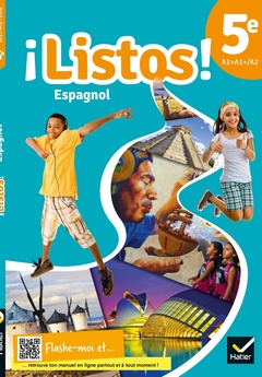 Couverture de l’ouvrage ¡Listos! espagnol 5e - Éd. 2021 - Livre élève