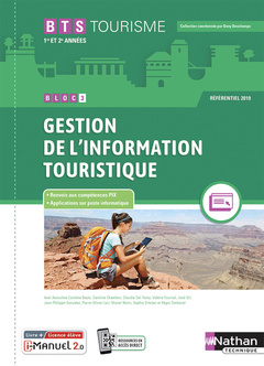 Couverture de l’ouvrage Gestion de l'information touristique (GIT) - BTS Tourisme - Livre + licence élève 2021