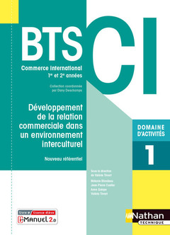 Couverture de l’ouvrage Développement de la relation commerciale dans un environnement interculturel Livre+ licence élève