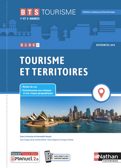 Couverture de l’ouvrage Bloc de compétences 7 BTS tourisme et territoires - licence numérique