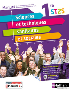 Couverture de l’ouvrage Sciences et techniques sanitaires et sociales 1re ST2S (Manuel Réflexe) Livre + licence élève 2021