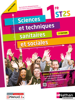 Couverture de l’ouvrage Sciences et techniques sanitaires et sociales 1ère ST2S (Poch Réflexe) Livre + licence élève 2021