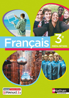 Couverture de l’ouvrage Français - 3ème Prépa-Métiers - Elève - Livre + licence élève 2021