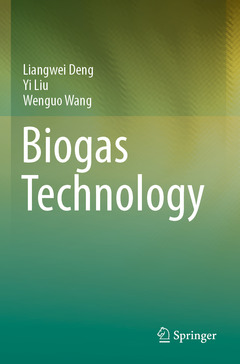 Couverture de l’ouvrage Biogas Technology 