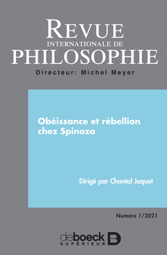 Couverture de l’ouvrage Revue internationale de philosophie 2021/1