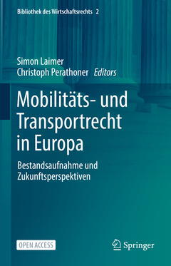 Cover of the book Mobilitäts- und Transportrecht in Europa