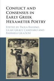 Cover of the book Conflict and Consensus in Early Greek Hexameter Poetry