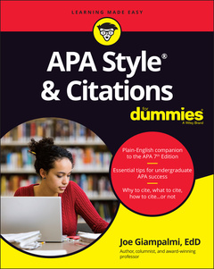 Cover of the book APA Style & Citations For Dummies
