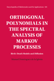 Cover of the book Orthogonal Polynomials in the Spectral Analysis of Markov Processes
