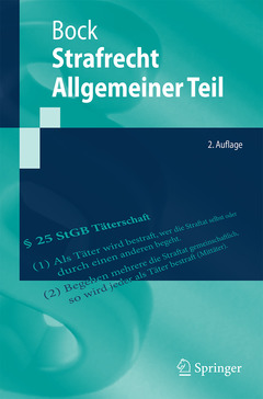 Couverture de l’ouvrage Strafrecht Allgemeiner Teil