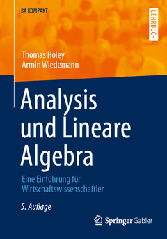 Couverture de l’ouvrage Analysis und Lineare Algebra