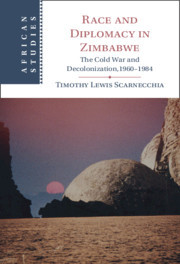 Couverture de l’ouvrage Race and Diplomacy in Zimbabwe