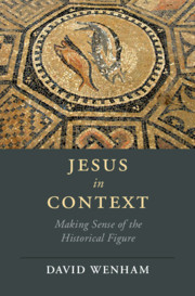 Couverture de l’ouvrage Jesus in Context