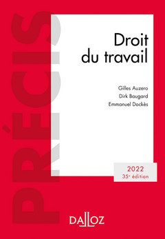 Cover of the book Droit du travail 2022 35ed