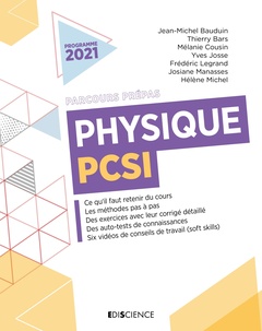 Couverture de l’ouvrage Physique PCSI