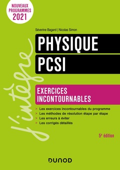 Couverture de l’ouvrage Physique PCSI - 5e éd.