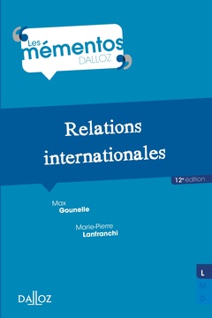 Couverture de l’ouvrage Relations internationales. 12e éd.