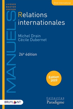 Couverture de l’ouvrage Relations internationales