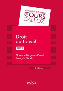 Cover of the book Droit du travail 2022 8ed