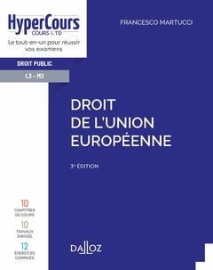 Cover of the book Droit de l'Union européenne. 3e éd.