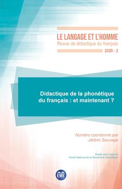 Couverture de l’ouvrage Didactique de la phonétique du français : et maintenant ?