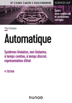Couverture de l’ouvrage Automatique - 4e éd.