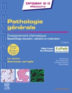 Couverture de l’ouvrage Pathologie générale
