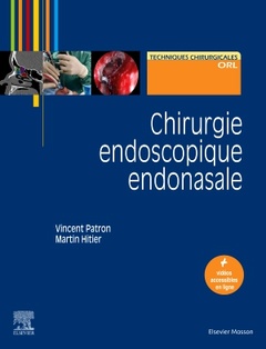 Couverture de l’ouvrage Chirurgie endoscopique endonasale