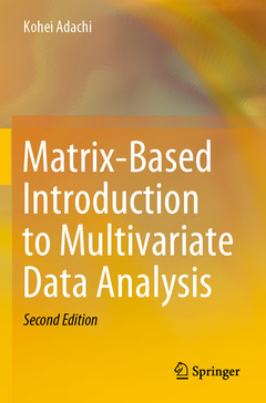 Couverture de l’ouvrage Matrix-Based Introduction to Multivariate Data Analysis