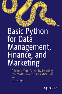 Couverture de l’ouvrage Basic Python for Data Management, Finance, and Marketing