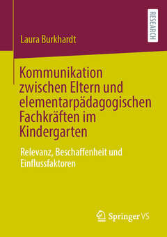 Couverture de l’ouvrage Kommunikation zwischen Eltern und elementarpädagogischen Fachkräften im Kindergarten