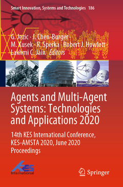 Couverture de l’ouvrage Agents and Multi-Agent Systems: Technologies and Applications 2020